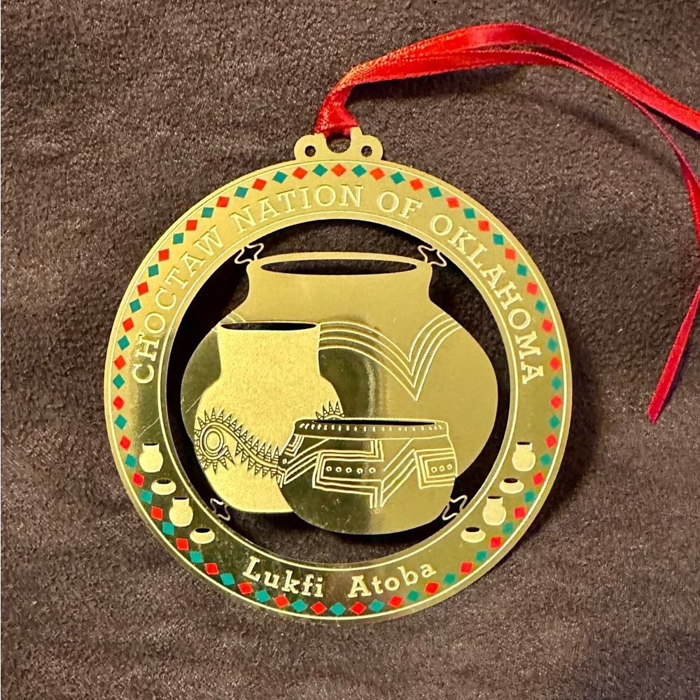 CHOCTAW NATION of Oklahoma 2020 “Pottery” Christmas Ornament